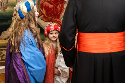 Sternsinger beim Kardinal / Erzdiözese Wien/ Schönlaub
