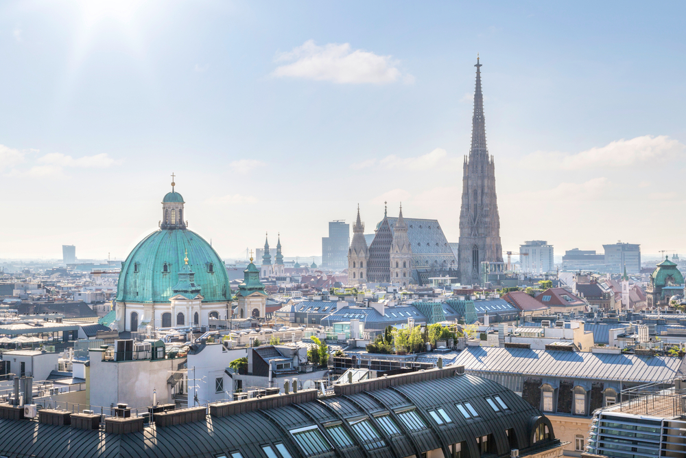 Blick über Wien