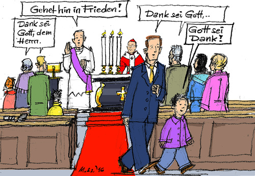 Zeichnung Entlassungsruf