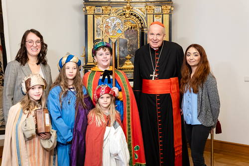 Sternsinger beim Kardinal / Erzdiözese Wien/ Schönlaub